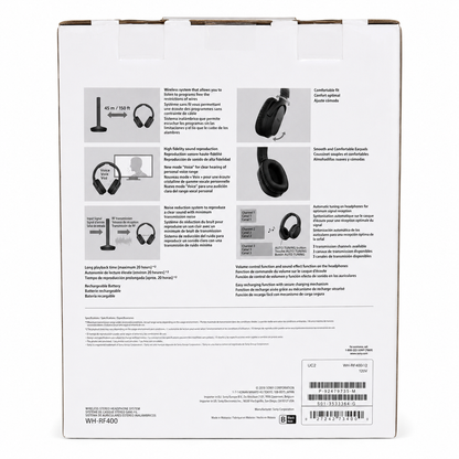 Sony RF400 Wireless Home Theater Headphones - Black